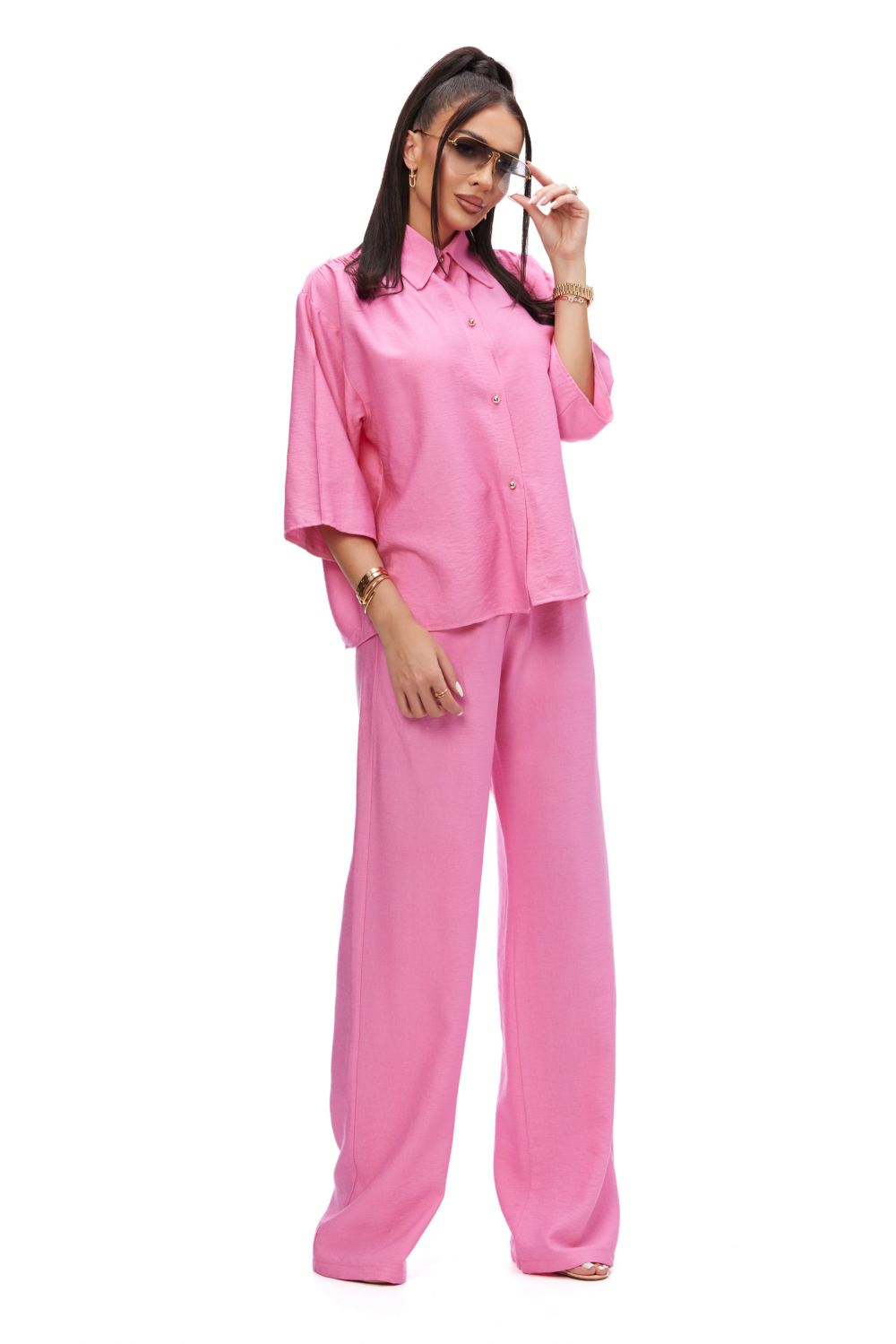 Sineky Bogas розов дамски костюм за ежедневието