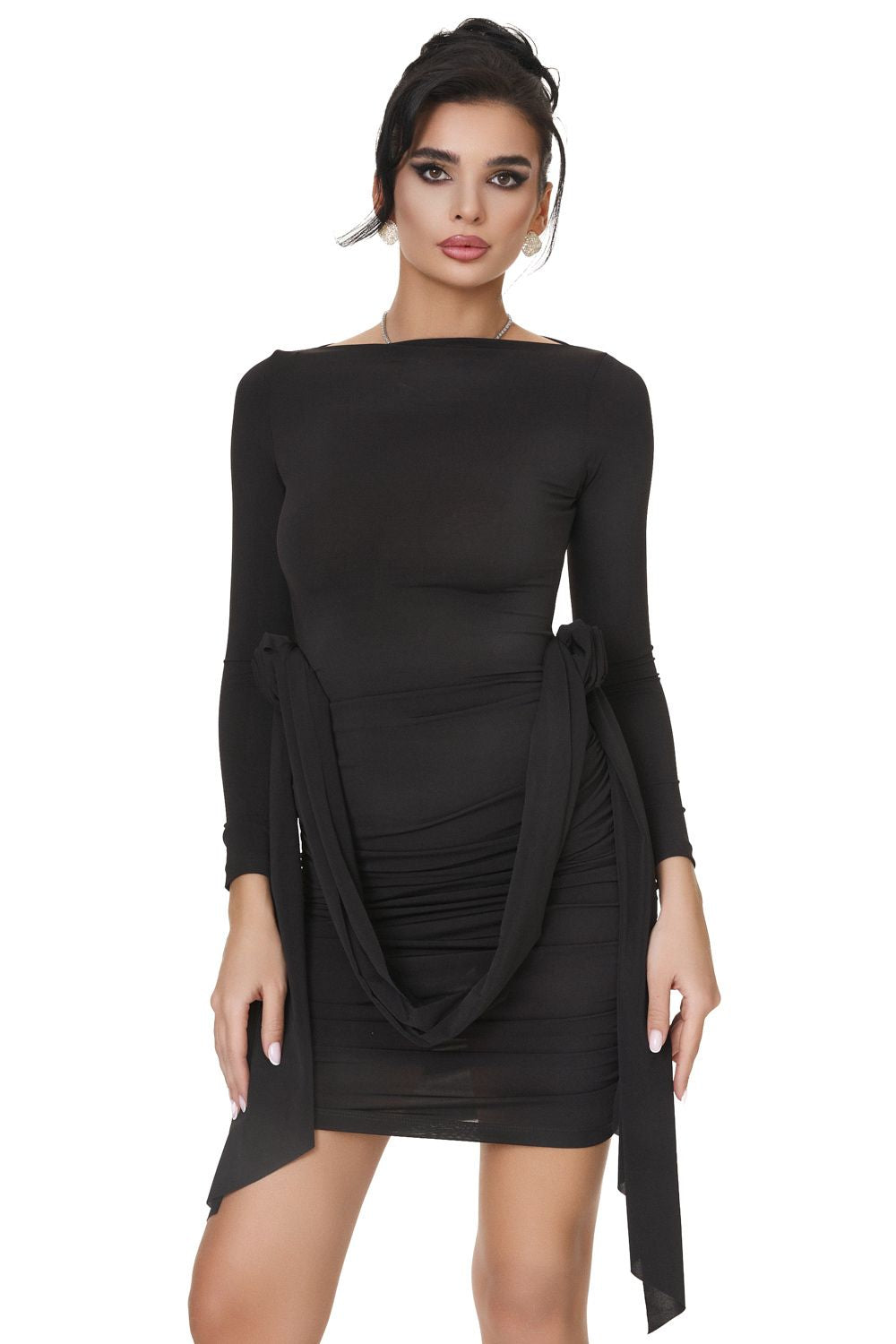Vesia Bogas черна къса рокля за жени