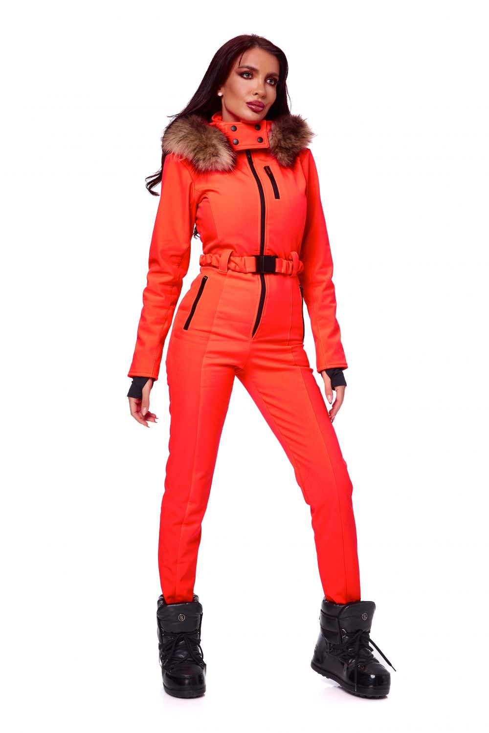 Sydona Bogas оранжев ежедневен ски гащеризон