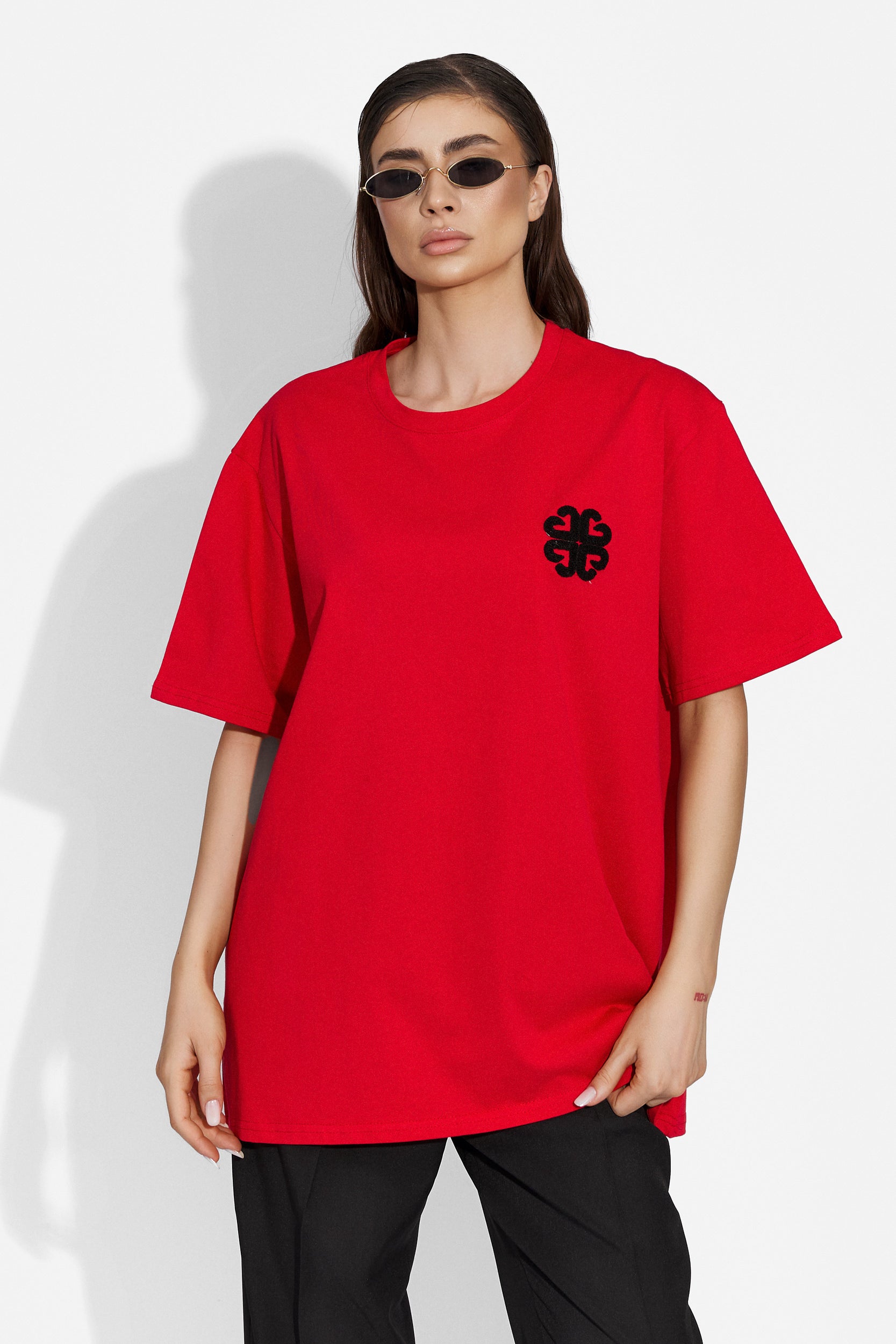 Forlany Bogas обикновена червена дамска тениска
